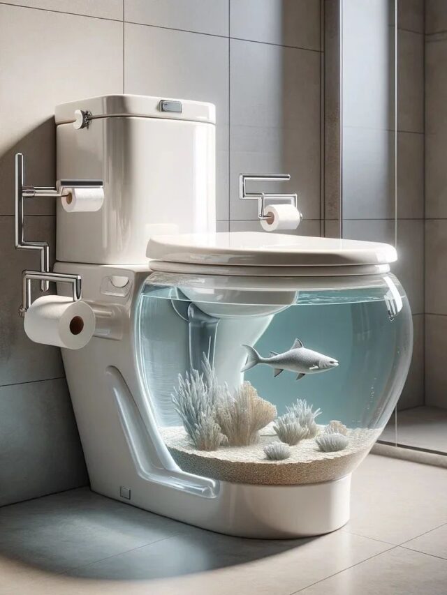 Aquarium Toilet: Immerse Yourself in Underwater Wonder in the Bathroom