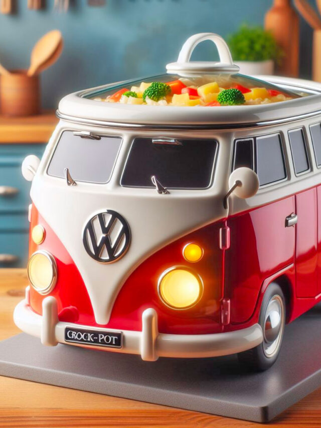 Volkswagen Bus Shaped Slow Cookers: A Retro Ride into Flavorful Kitchen Creativity
