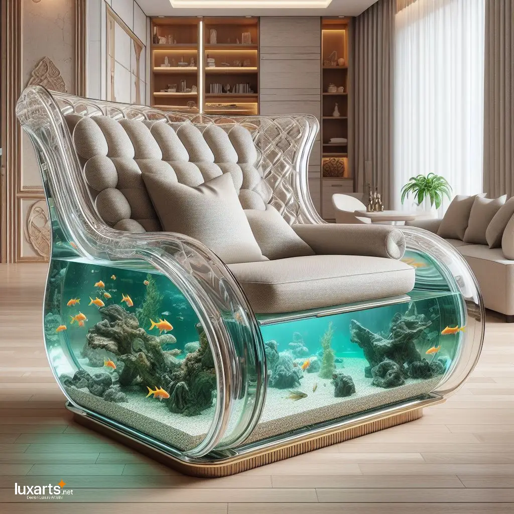 Aquarium Chair: Infuse Your Room with the Calming Presence of Underwater Beauty luxarts aquarium chair 10