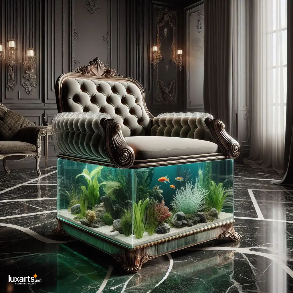Aquarium Chair: Infuse Your Room with the Calming Presence of Underwater Beauty luxarts aquarium chair 4