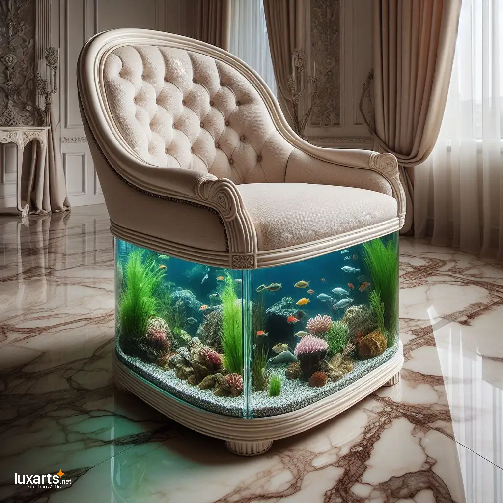Aquarium Chair: Infuse Your Room with the Calming Presence of Underwater Beauty luxarts aquarium chair 5