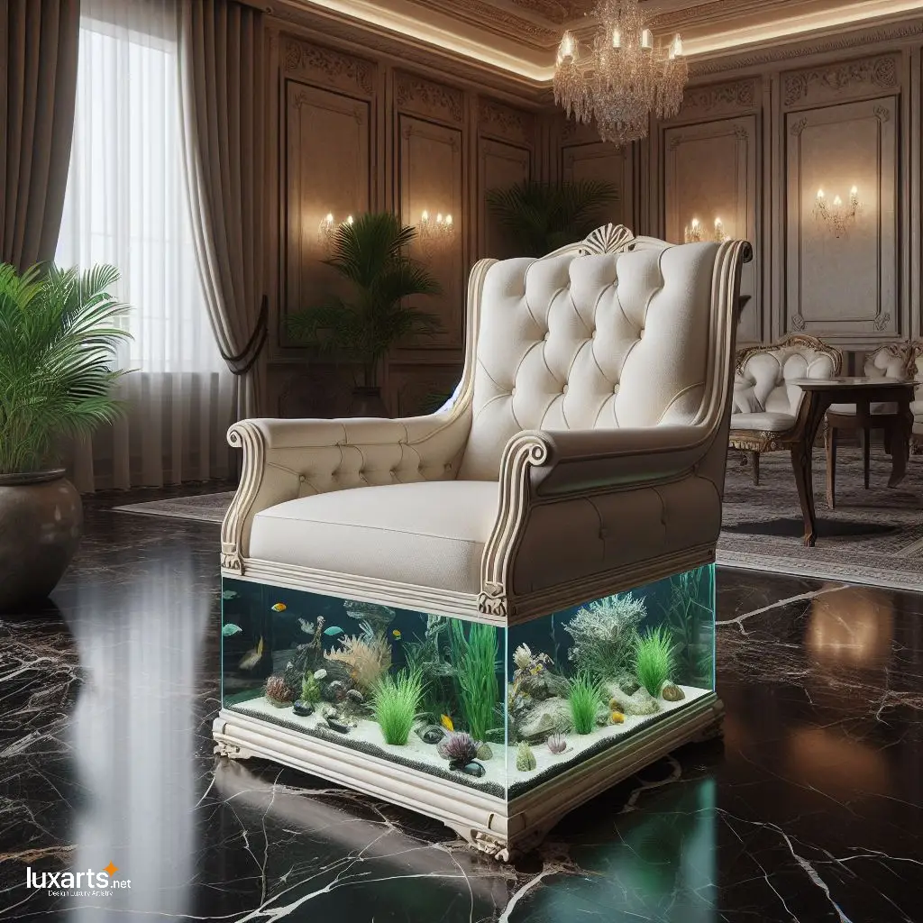 Aquarium Chair: Infuse Your Room with the Calming Presence of Underwater Beauty luxarts aquarium chair 6