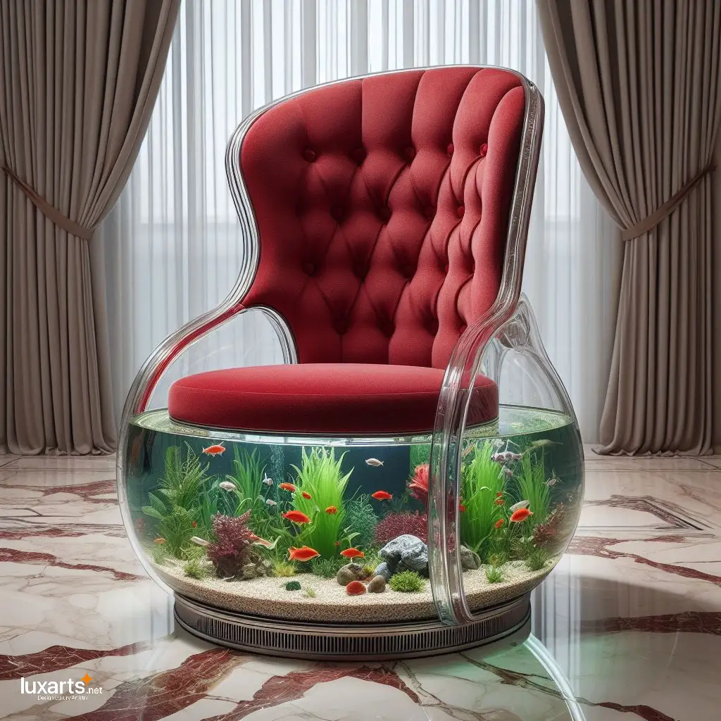 Aquarium Chair: Infuse Your Room with the Calming Presence of Underwater Beauty luxarts aquarium chair 7