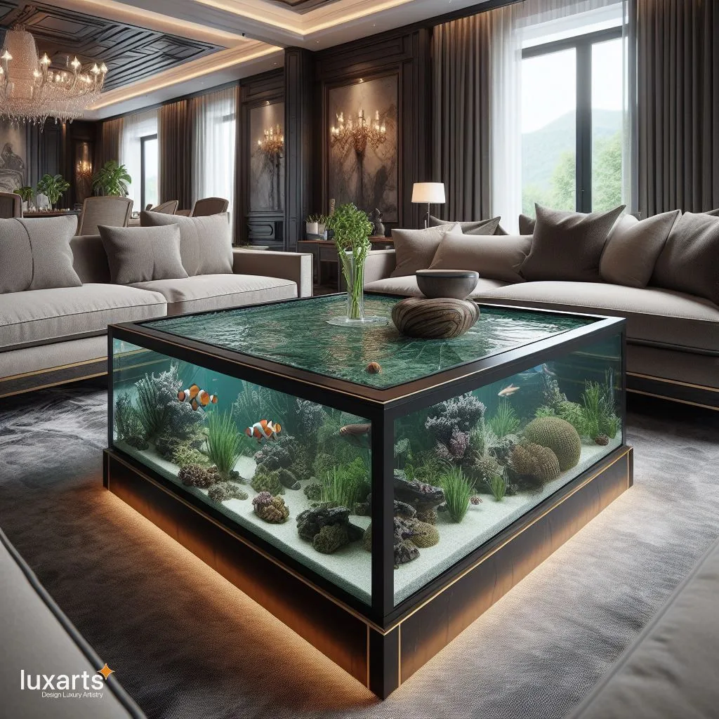 Aquarium Coffee Table: A Captivating Oasis Bringing Underwater Serenity ...
