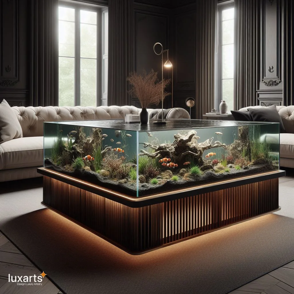 Aquarium Coffee Table: A Captivating Oasis Bringing Underwater Serenity to Your Room