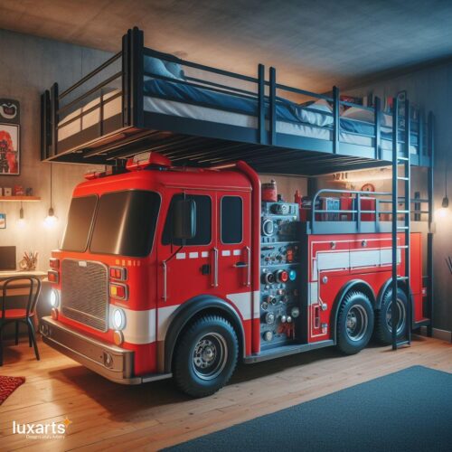 Childs Fire Truck Bed: Building a Sleep Haven with Playful Firefighter ...