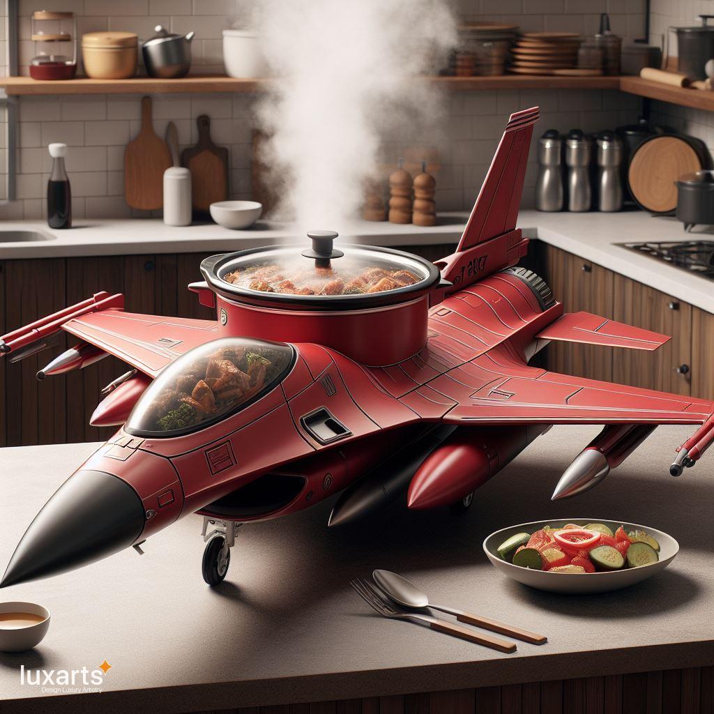 F-16 Shaped Slow Cookers: Soaring Culinary Adventures