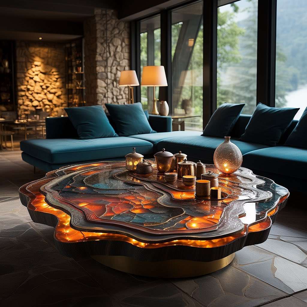 Epoxy Coffee Tables: A Unique Addition to Your Home Decor