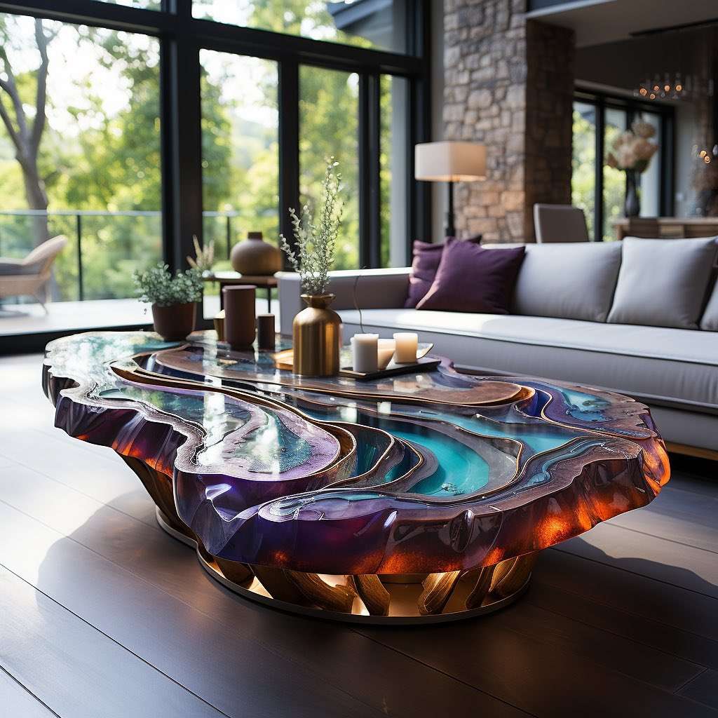 Epoxy Coffee Tables: A Unique Addition to Your Home Decor