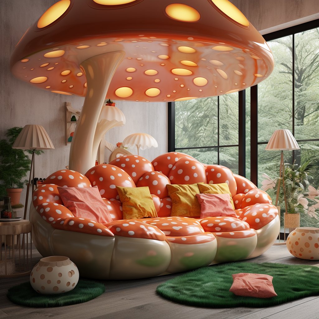 Furniture Mushroom: Exploring the Whimsical World of Fungi-Inspired Interior Designs
