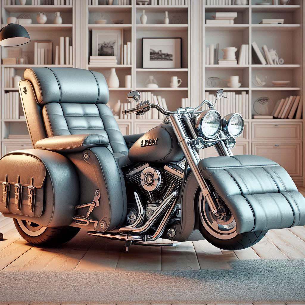 Harley Davidson Recliner Chair Unleashing Creativity in Speed-Inspired ...