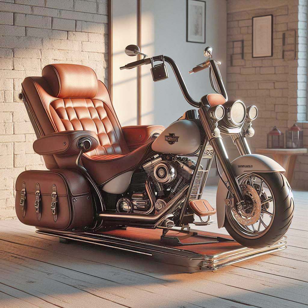 Harley Davidson Recliner Chair Unleashing Creativity in Speed-Inspired ...