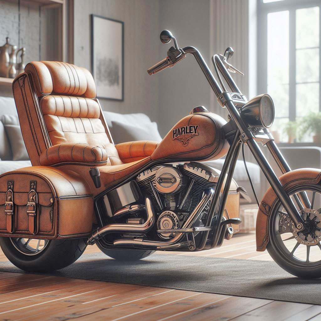 Harley Davidson Recliner Chair Unleashing Creativity in Speed-Inspired ...