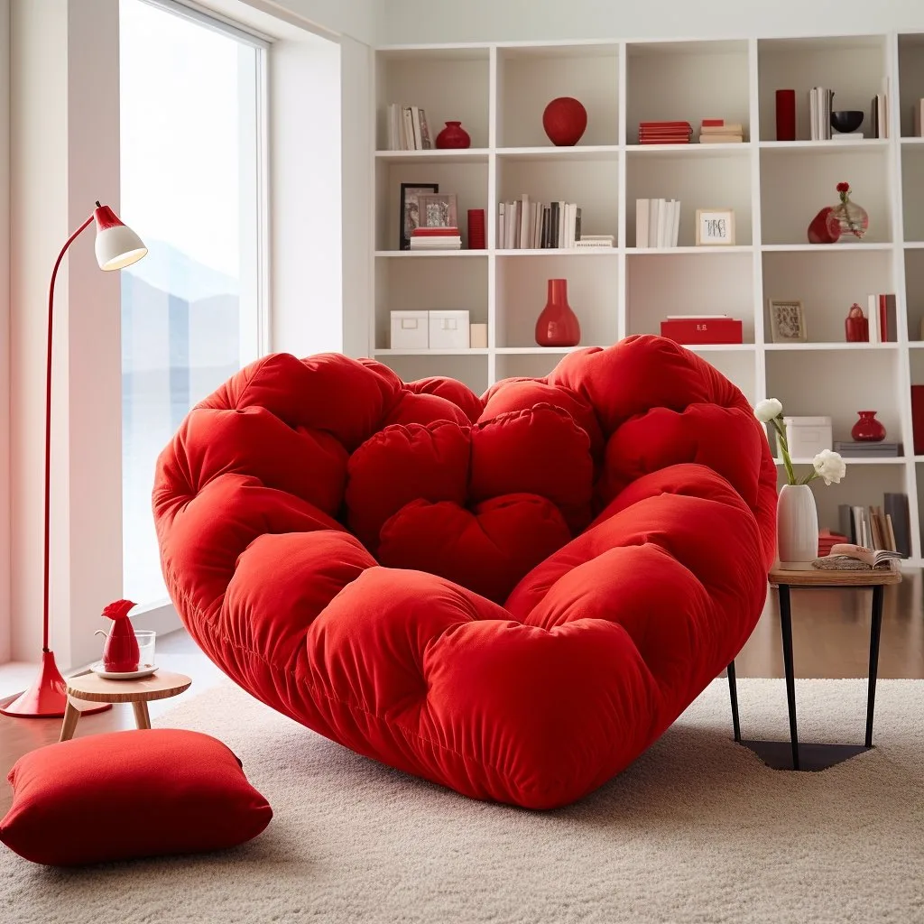 Heart Chair - Top 16 Gorgeous Heart Shaped Chair Models luxarts heart chair 16 jpg