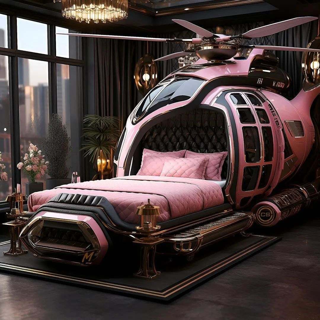 Helicopter Beds: Luxury and Uniqueness for Your Bedroom Space