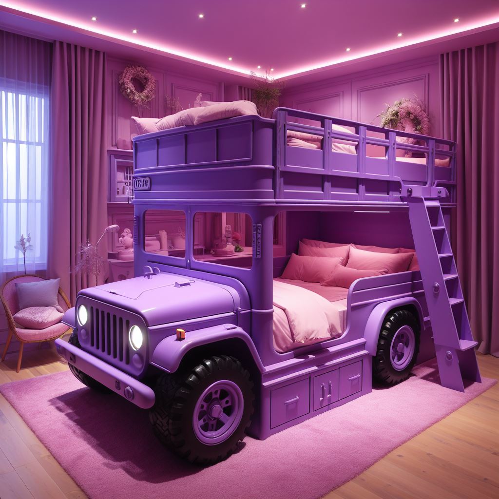Jeep Bunk Bed: Off-Road Adventures in Dreamland for Your Little Explorer