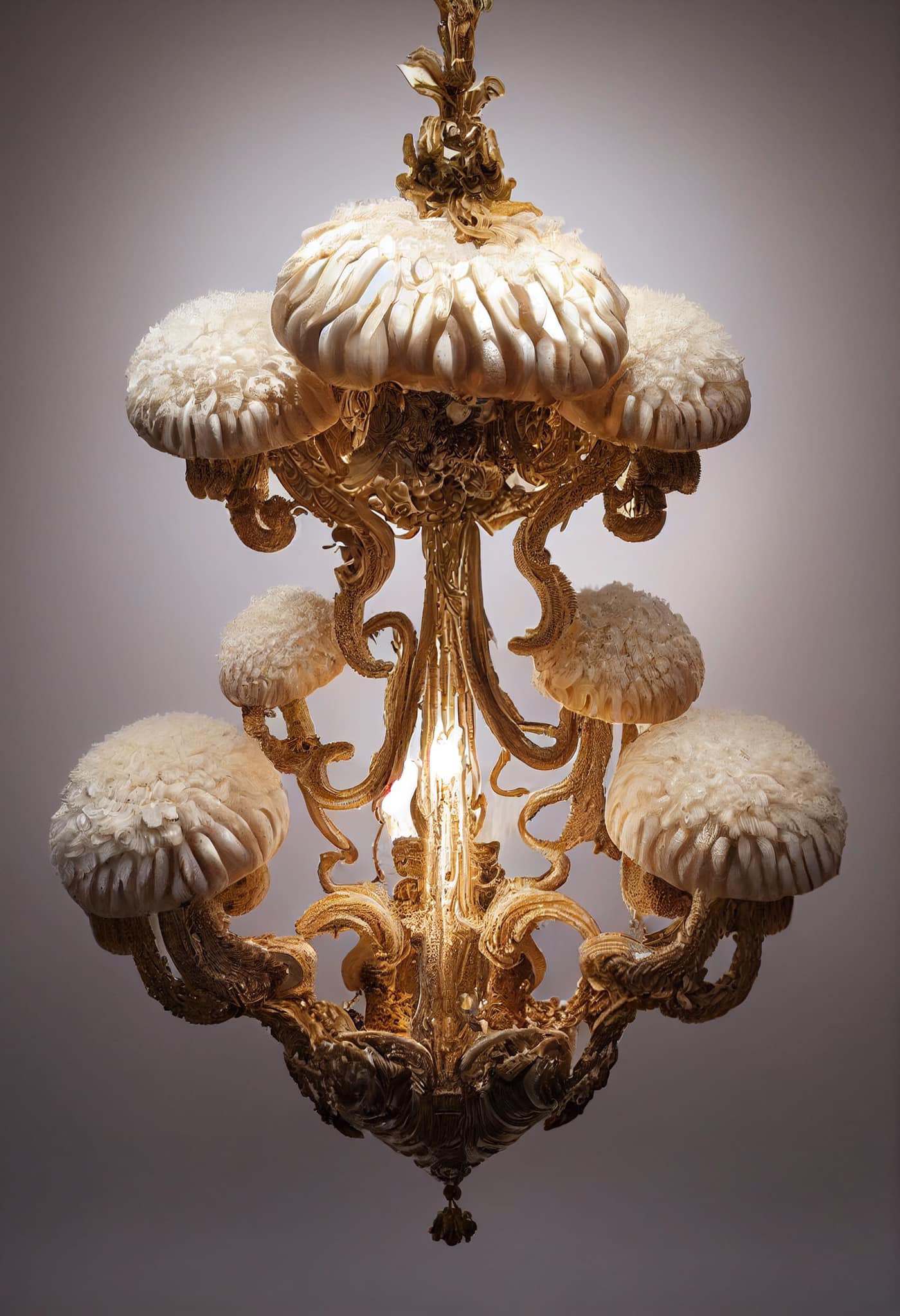 Mushroom Magic: Illuminating Spaces with the Enchantment of Mushroom-Inspired Chandeliers