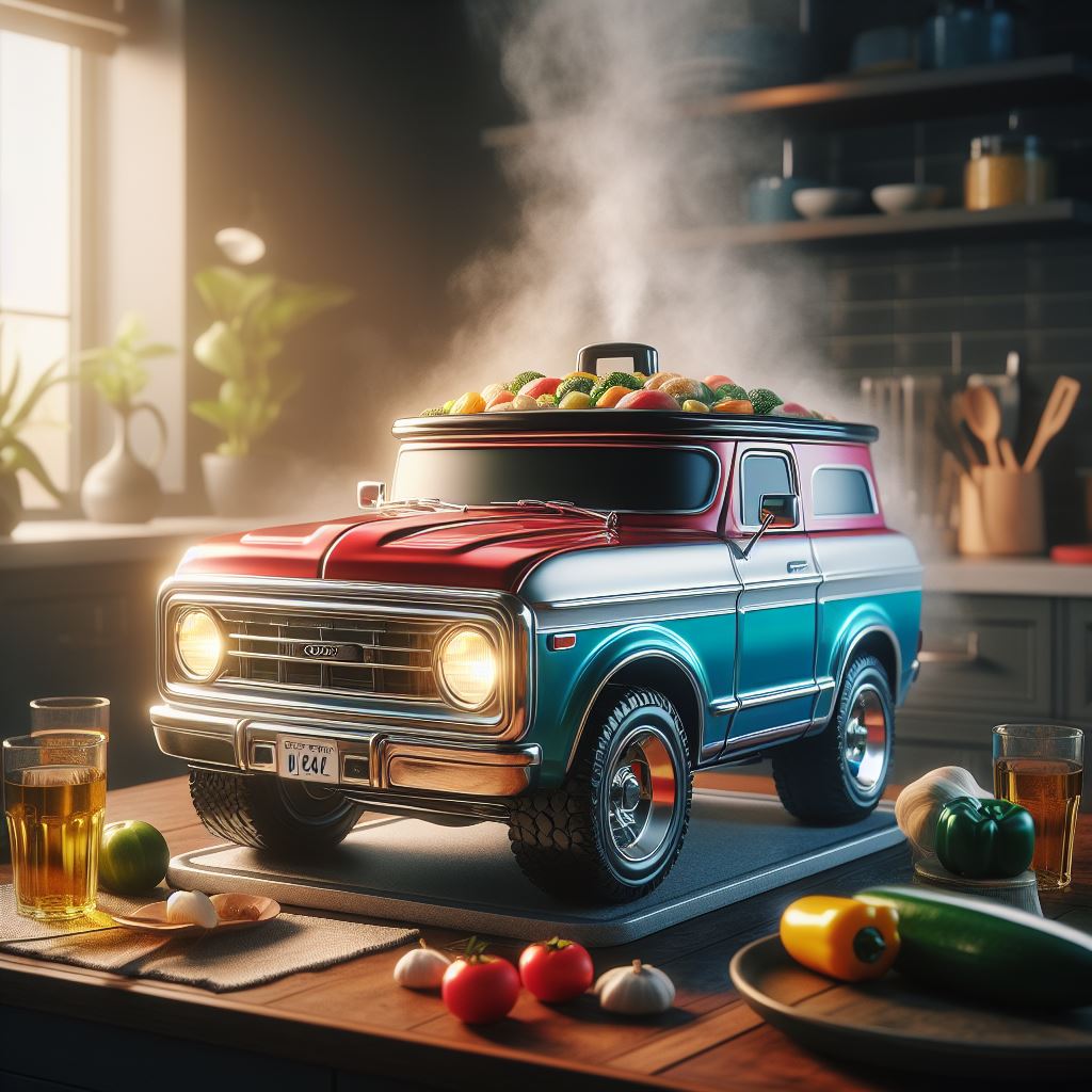 Pickup Truck Slow Cookers: Tailoring Your Culinary Adventure with Truck-Inspired Style luxarts pickup truck slow cookers 13