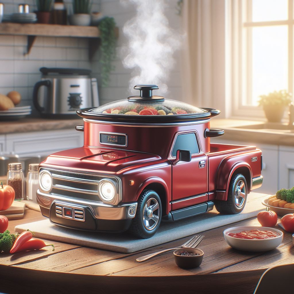 Pickup Truck Slow Cookers: Tailoring Your Culinary Adventure with Truck-Inspired Style luxarts pickup truck slow cookers 5