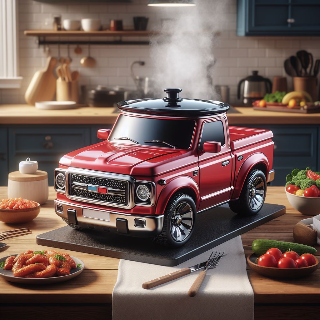 Pickup Truck Slow Cookers: Tailoring Your Culinary Adventure with Truck-Inspired Style luxarts pickup truck slow cookers 7