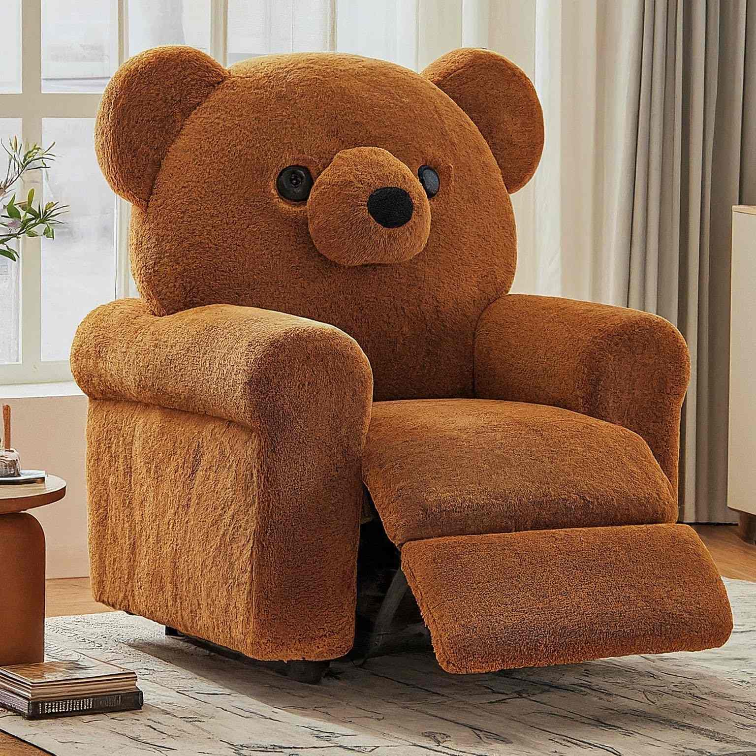 Teddy Bear Inspired Recliner: Sit Back, Relax, and Snuggle Up in Style