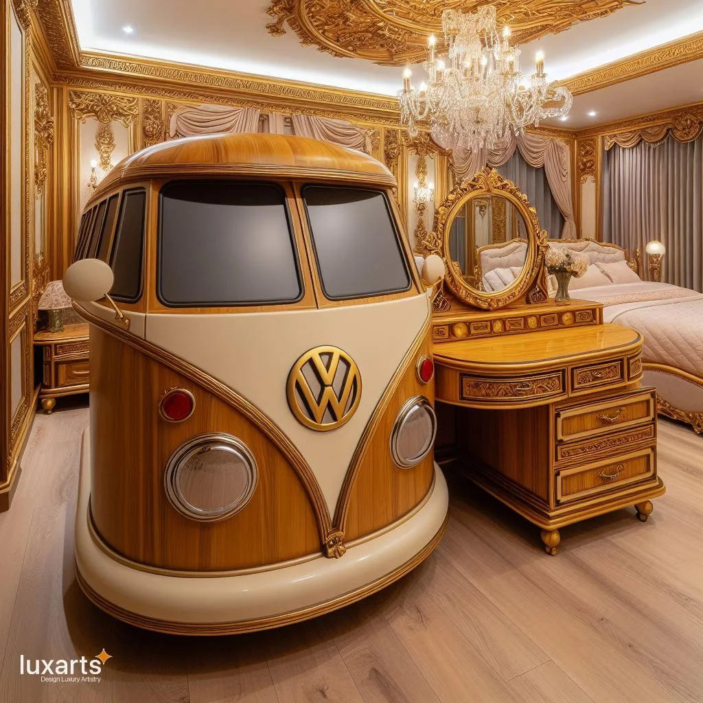 Glamorous Journeys: Volkswagen-Inspired Makeup Table for Your Beauty Voyage