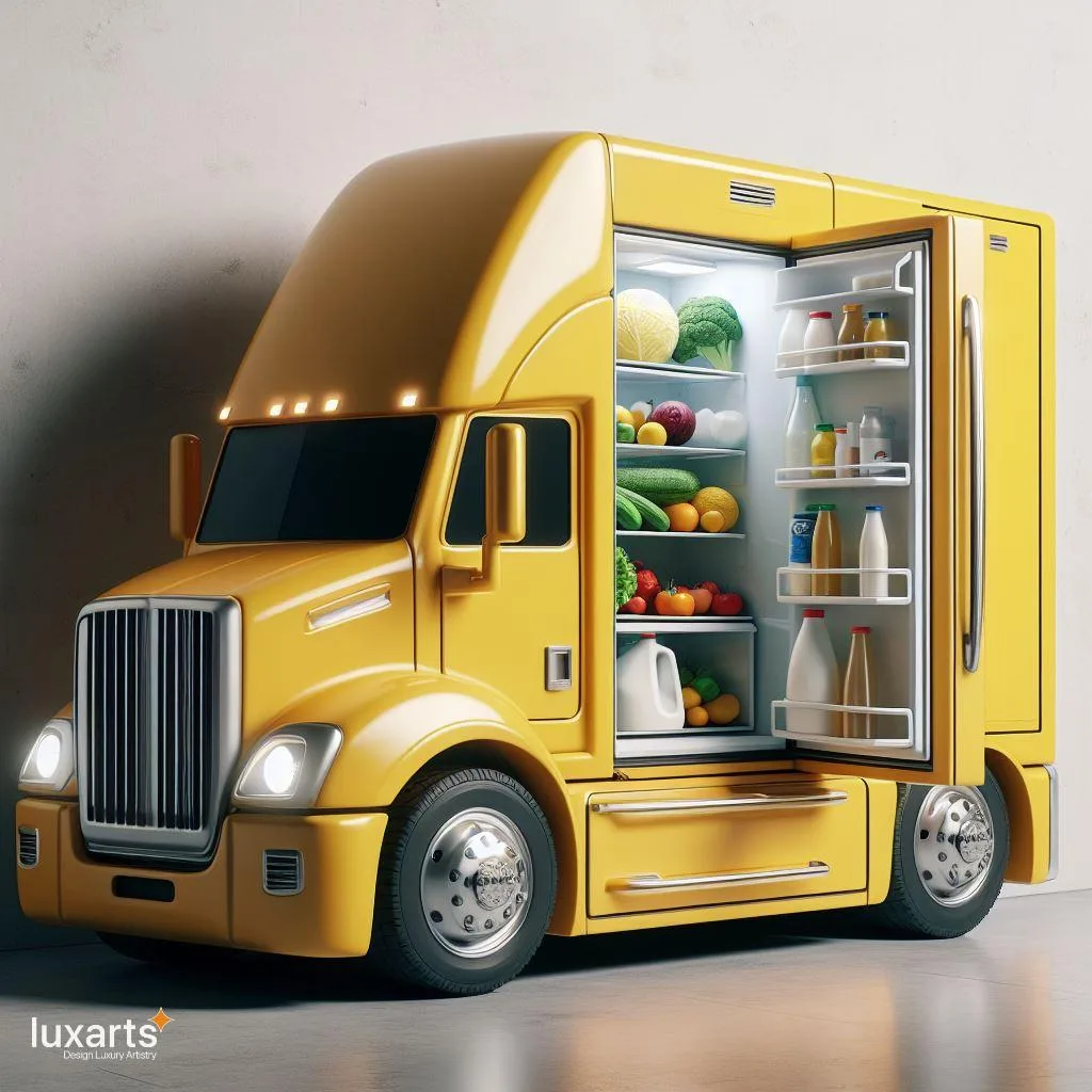 Semi Truck Shape Refrigerator