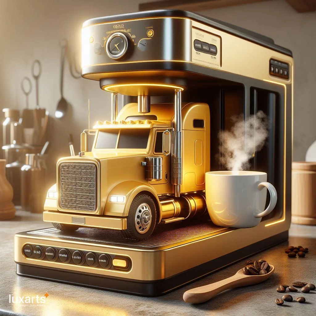 Semi Truck Shape Coffee Maker
