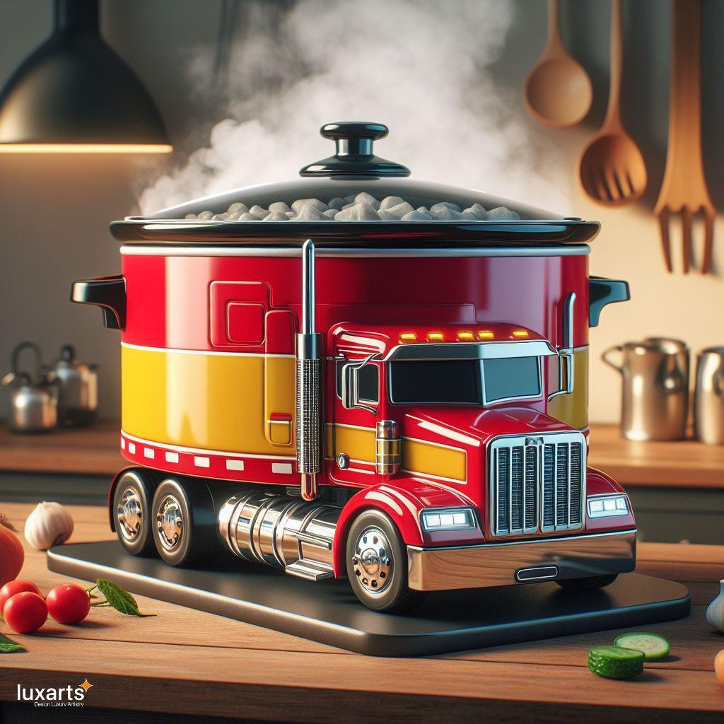 Semi Truck Shapped Slow Cookers: Roll into Culinary Adventures with Style luxarts semi truck slow cookers 5