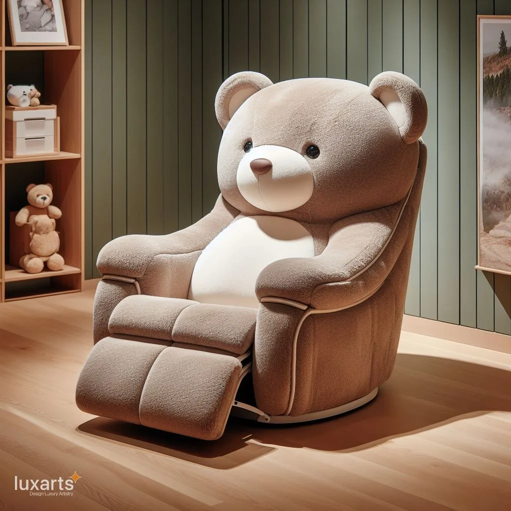 Teddy Bear Inspired Recliner: Sit Back, Relax, and Snuggle Up in Style luxarts teddy bear inspired recliner re 0 jpg