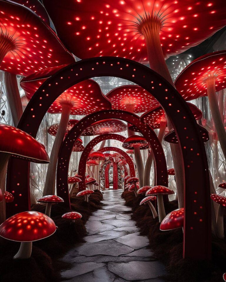 The Mushroom House: Embracing Fungal Elegance In Architectural Design