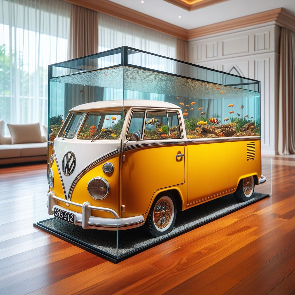 Volkswagen Bus Aquarium: Transforming Vintage Vibes into Underwater Wonders