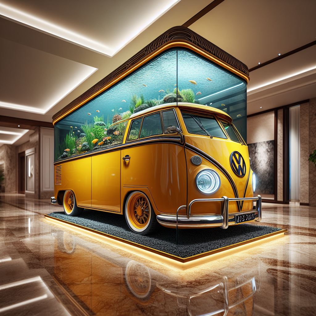 Volkswagen Bus Aquarium: Transforming Vintage Vibes into Underwater Wonders