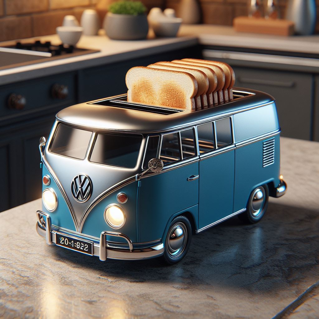 Volkswagen Bus Shaped Toaster: Combining Fun and Functionality in Your Kitchen