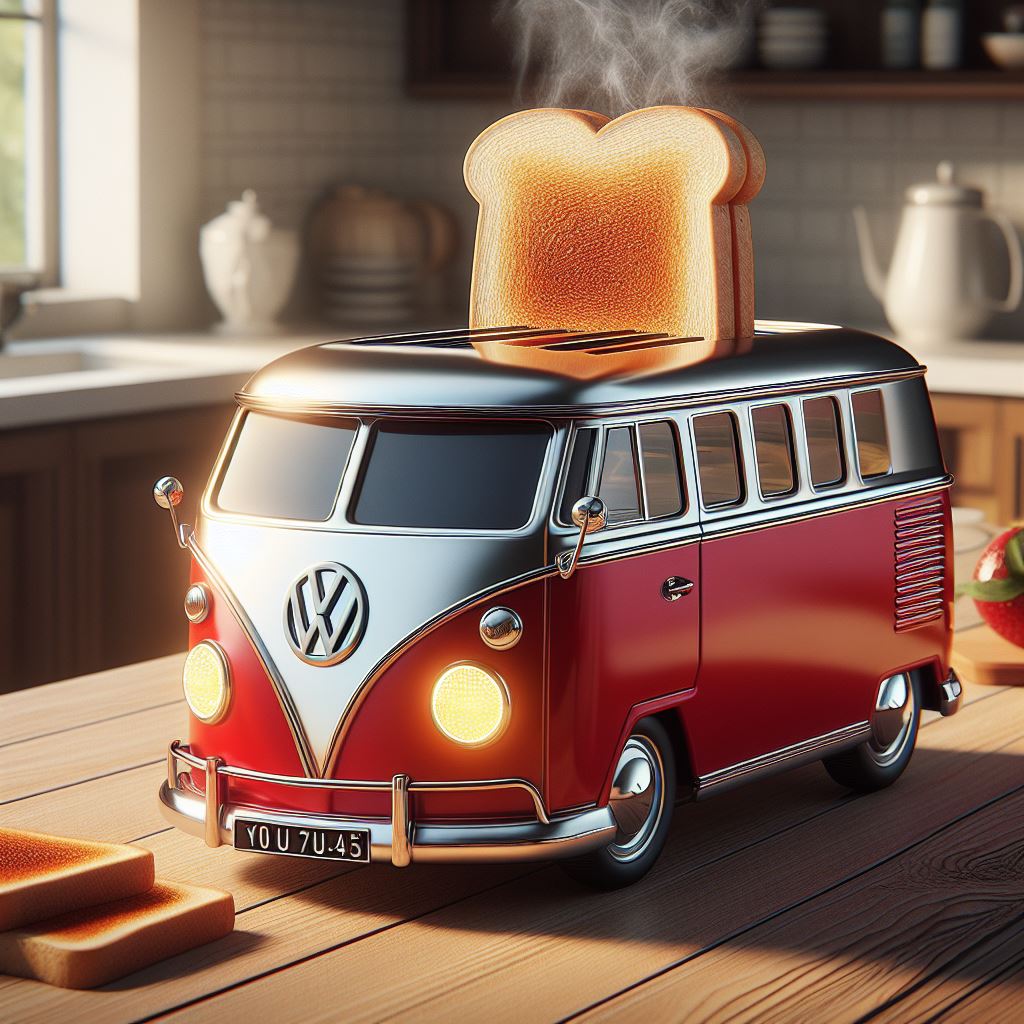 Volkswagen Bus Shaped Toaster: Combining Fun and Functionality in Your Kitchen