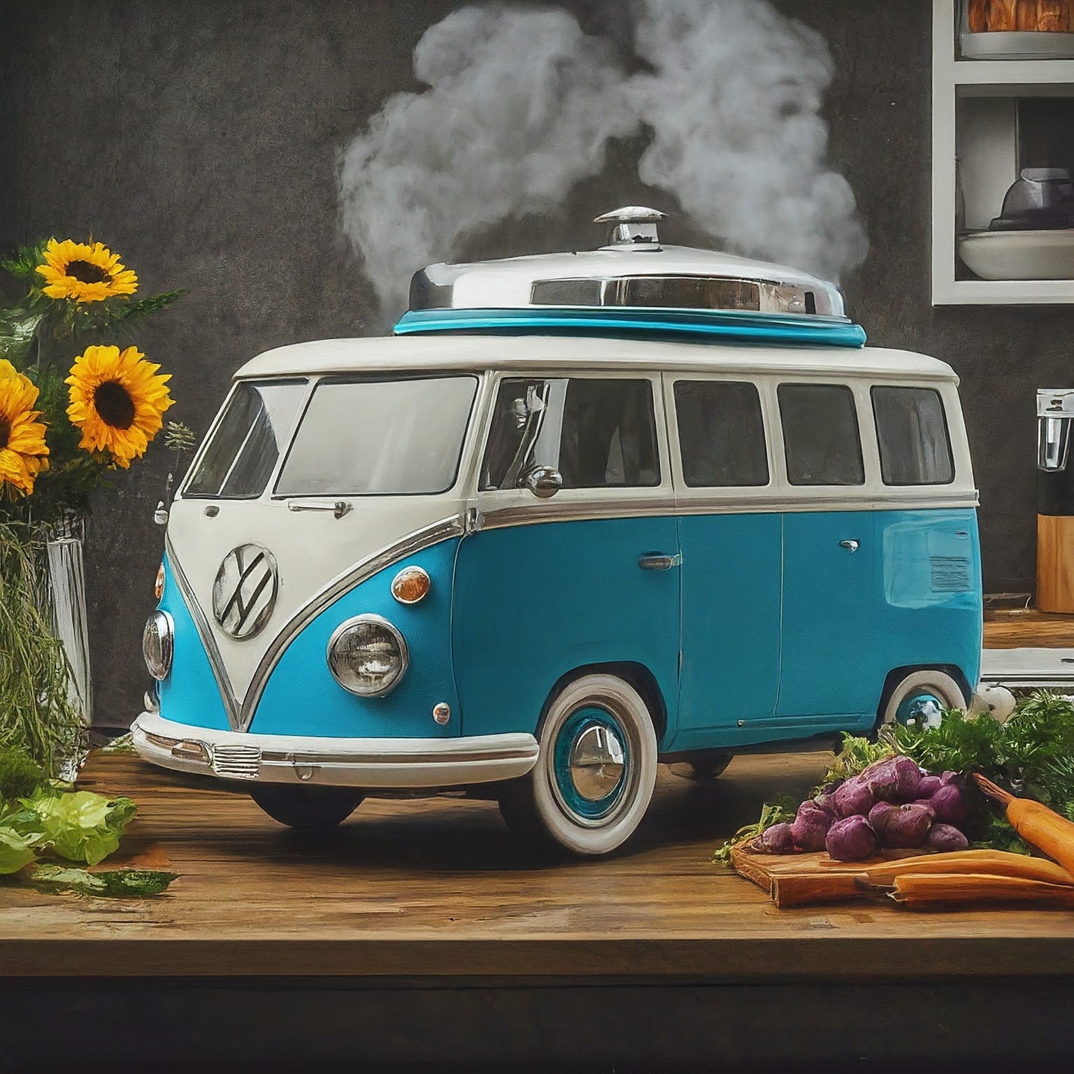 Volkswagen Bus Shaped Slow Cookers: Infusing Retro Vibes into Your Kitchen Adventure luxarts volkswagen bus slow cookers 10