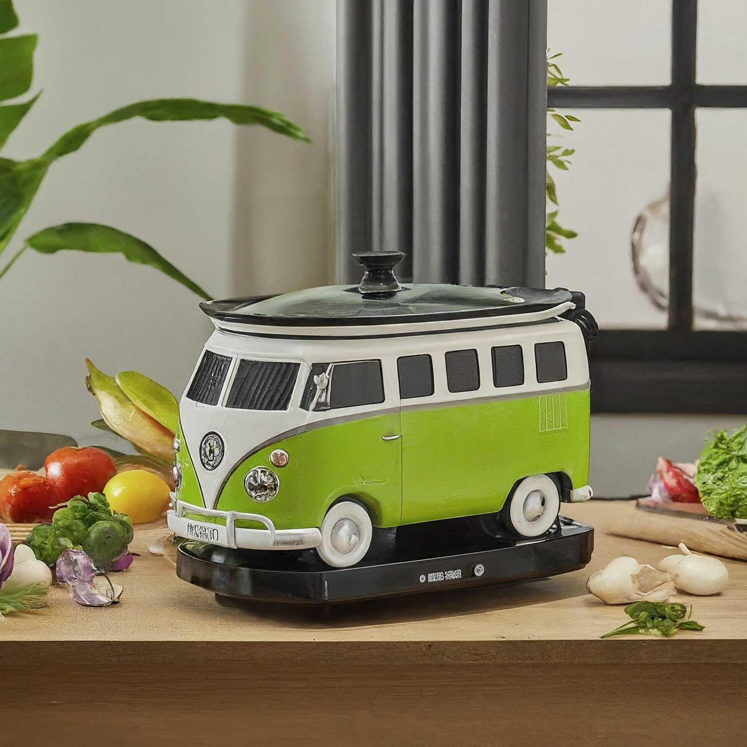 Volkswagen Bus Shaped Slow Cookers: Infusing Retro Vibes into Your Kitchen Adventure luxarts volkswagen bus slow cookers 12