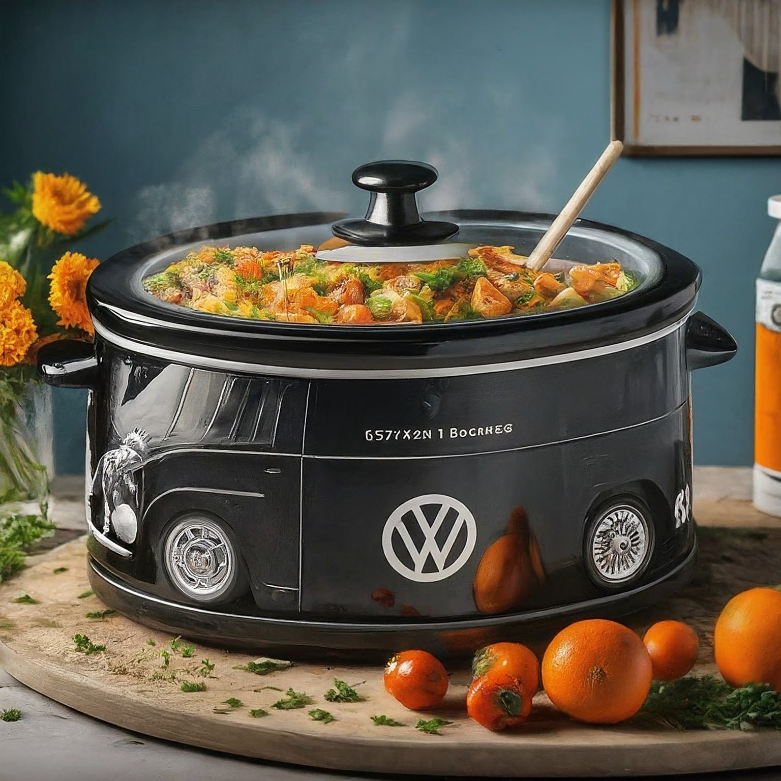 Volkswagen Bus Shaped Slow Cookers: Infusing Retro Vibes into Your Kitchen Adventure luxarts volkswagen bus slow cookers 17