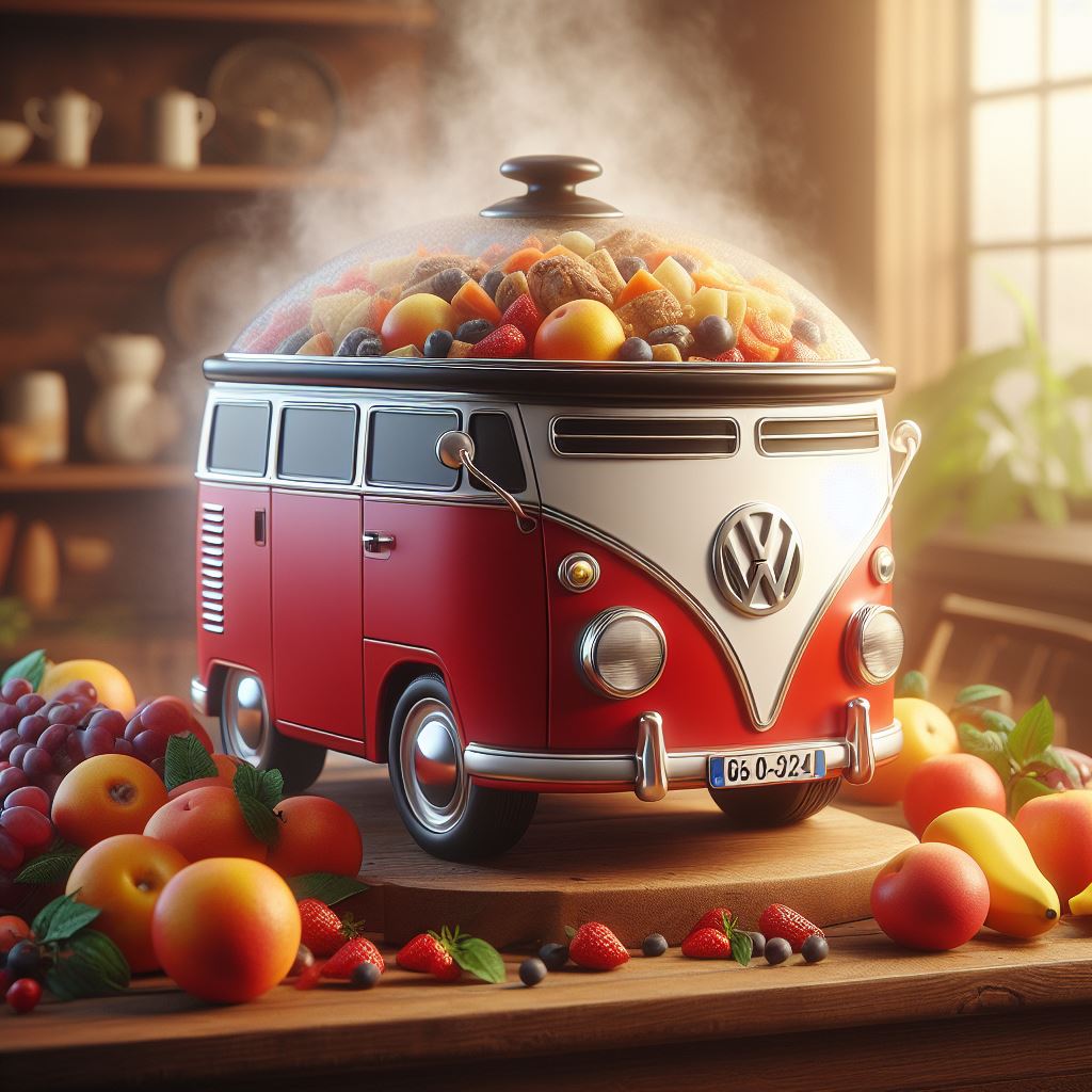Volkswagen Bus Shaped Slow Cookers: Infusing Retro Vibes into Your Kitchen Adventure luxarts volkswagen bus slow cookers 2