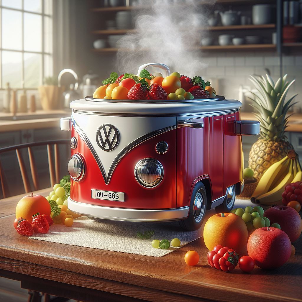 Volkswagen Bus Shaped Slow Cookers: Infusing Retro Vibes into Your Kitchen Adventure luxarts volkswagen bus slow cookers 5
