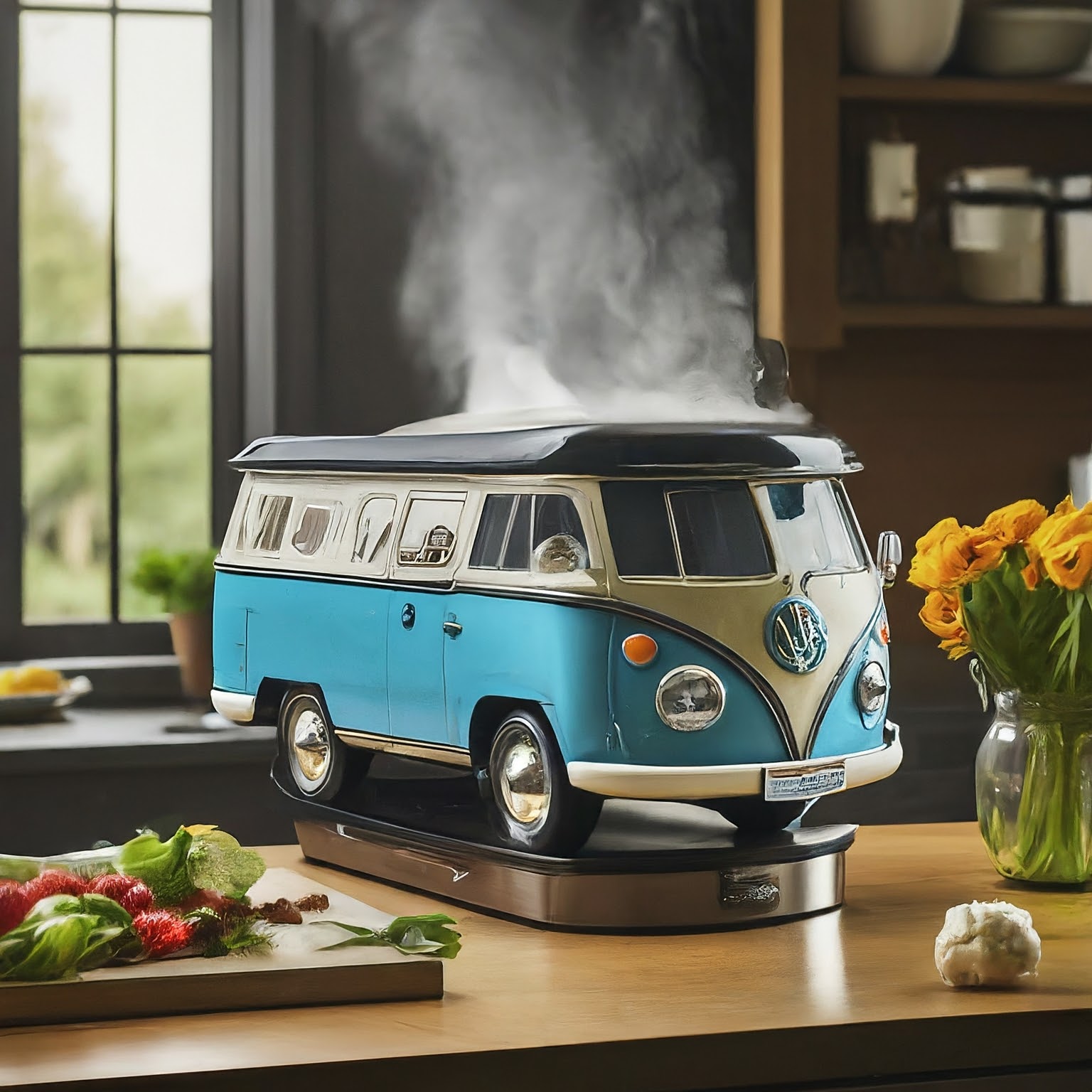 Volkswagen Bus Shaped Slow Cookers: Infusing Retro Vibes into Your Kitchen Adventure luxarts volkswagen bus slow cookers 9