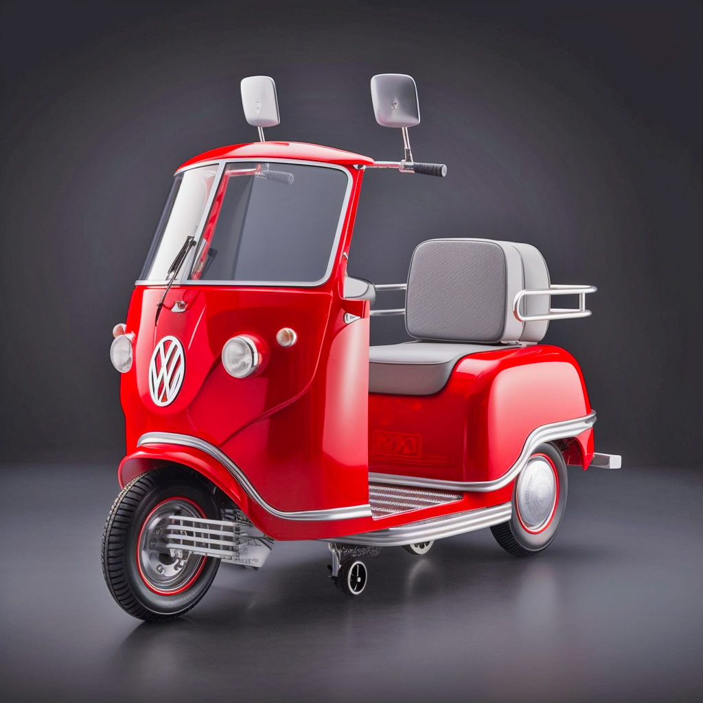 Volkswagen Hippy Van Mobility Scooters Bringing Nostalgia to Your Mobility Solutions