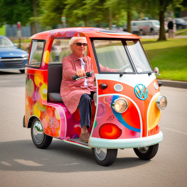 Volkswagen Hippy Van Mobility Scooters Bringing Nostalgia to Your ...