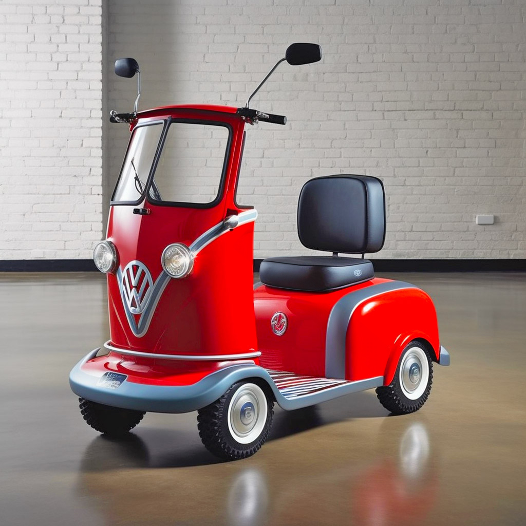 Volkswagen Hippy Van Mobility Scooters Bringing Nostalgia to Your Mobility Solutions