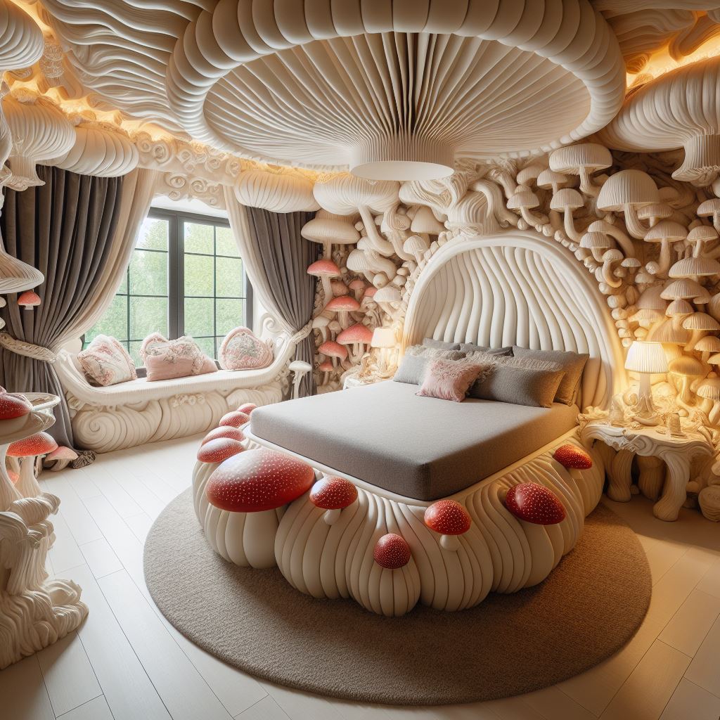 Mushroom Beds: Dreamy Designs Inspired by Nature's Fungi