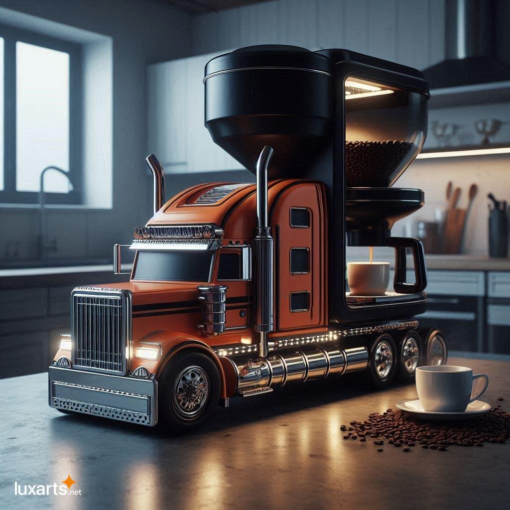 Semi Truck Coffee Maker: Fuel Your Day with Innovative Design semi truck shaped coffee maker 1