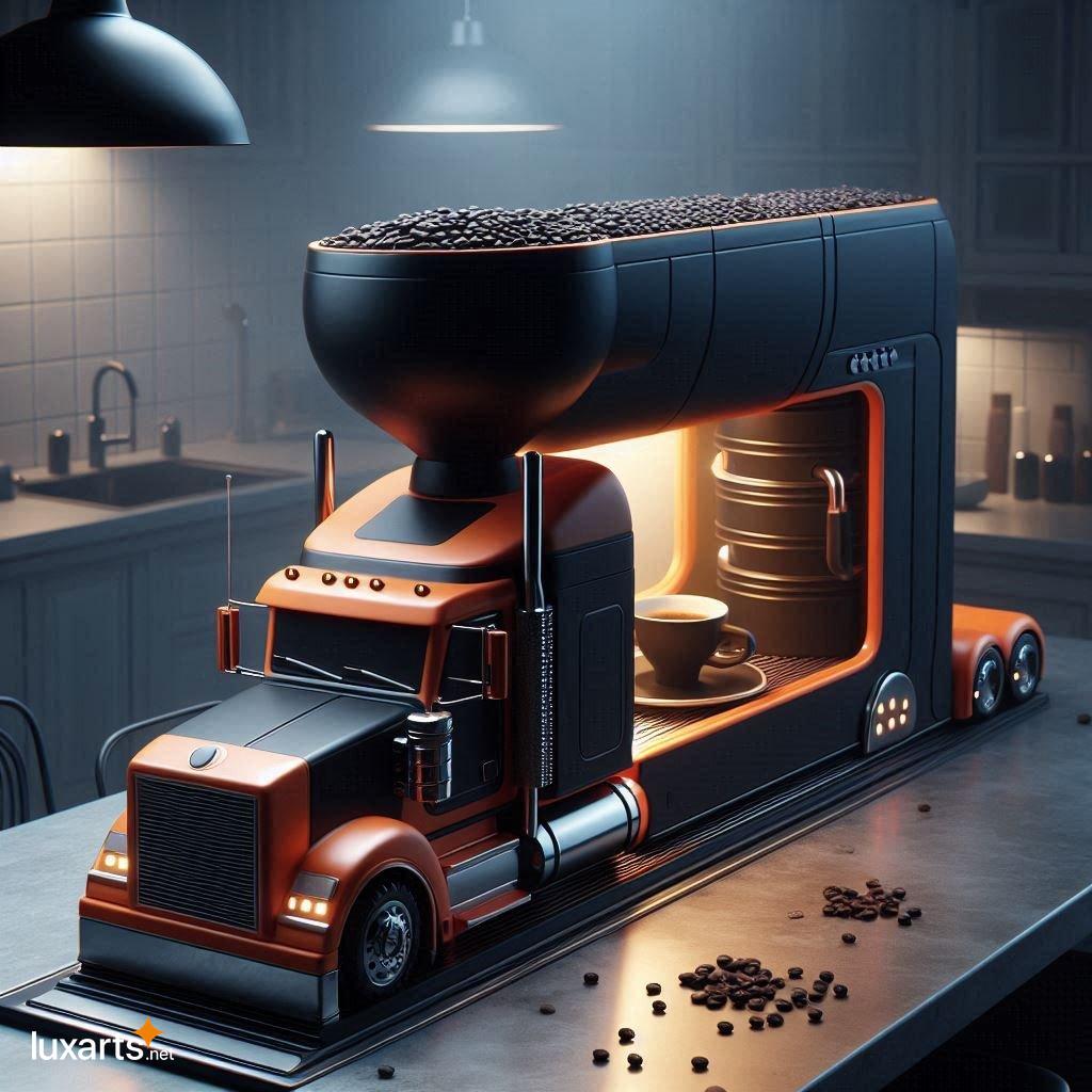 Semi Truck Coffee Maker: Fuel Your Day with Innovative Design semi truck shaped coffee maker 4