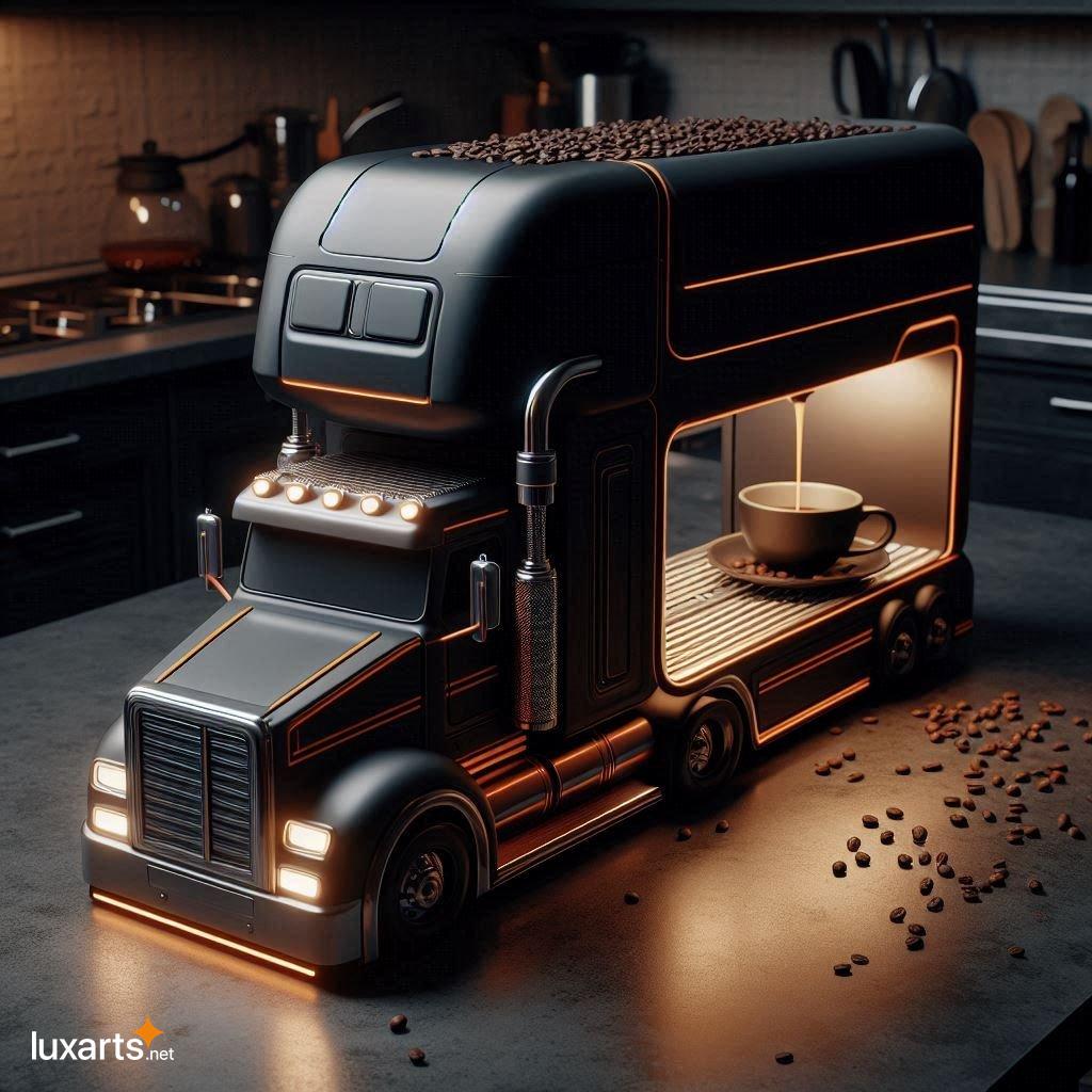 Semi Truck Coffee Maker: Fuel Your Day with Innovative Design semi truck shaped coffee maker 5