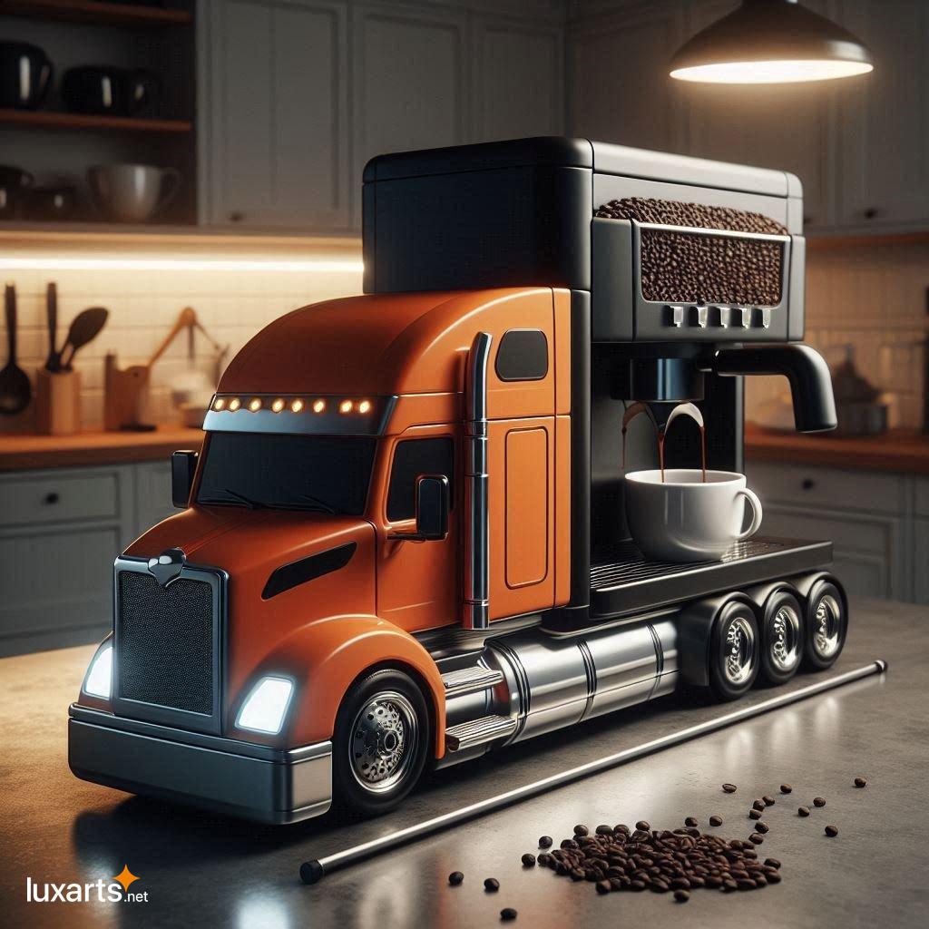Semi Truck Coffee Maker: Fuel Your Day with Innovative Design semi truck shaped coffee maker 8