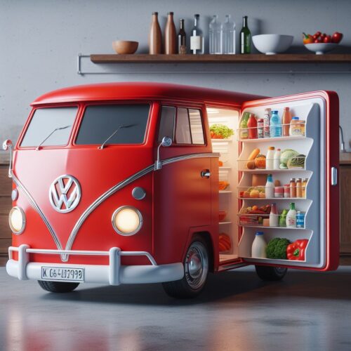 Cooking in Style: Volkswagen Bus Inspired Kitchen Appliances - LuxArts